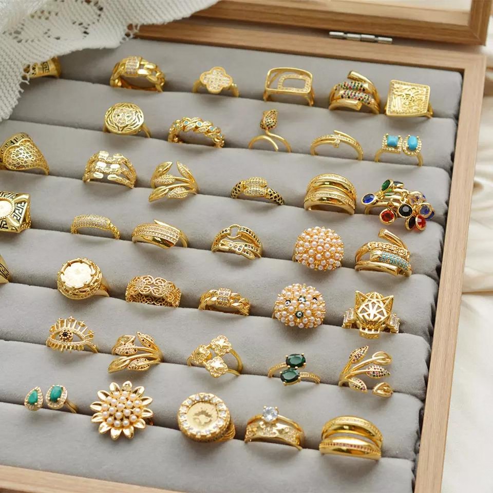 Gold rings jewellery - SS Jewellery